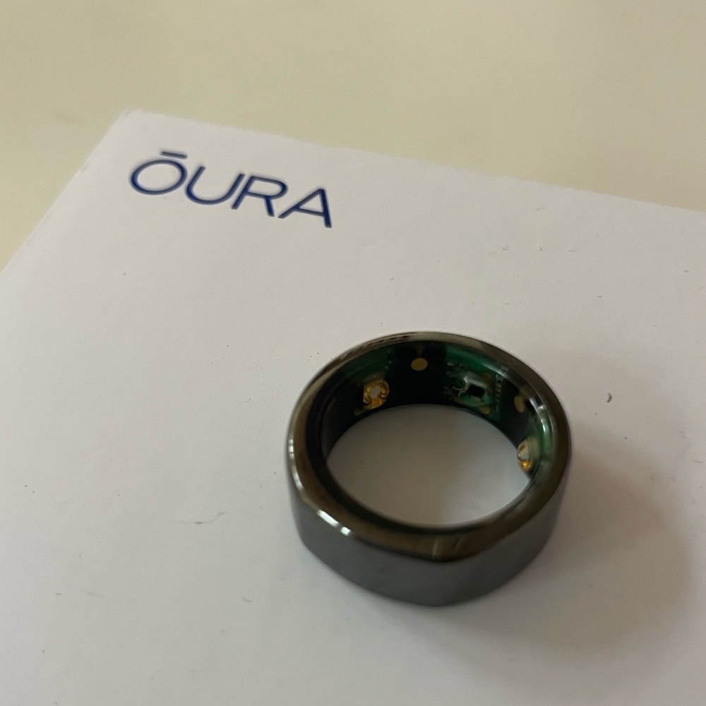 Oura ring size 7 - black